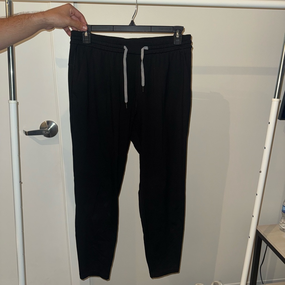 Lululemon Soft Jersey Black Jogger Pants